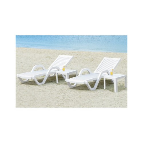 Стіл садовий PAPATYA до шезлонга Suda темно-зелений (4349)