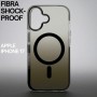 Чохол до мобільного телефона BeCover FIBRA Shock-Proof MagSafe Apple iPhone 17 Black (715439)