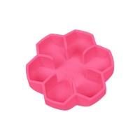 Універсальний посуд для тварин WAUDOG Silicone миска для повільного харчування 450 мл рожева (23537)