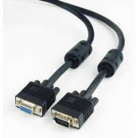 Кабель мультимедійний VGA M to VGA F 1.8m Cablexpert (CC-PPVGAX-6B)