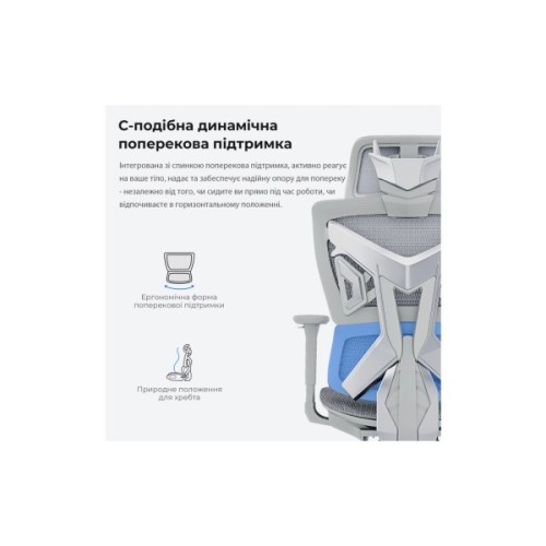 Крісло ігрове Anda Seat X-Air Mega Size XL Mesh Gray (AD-WY-01-GGF)