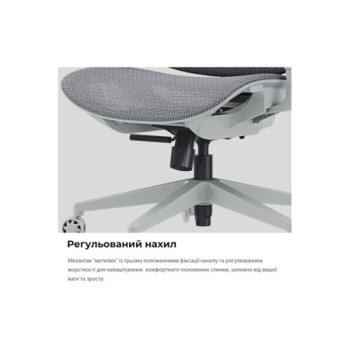 Крісло ігрове Anda Seat X-Air Mega Size XL Mesh Gray (AD-WY-01-GGF)