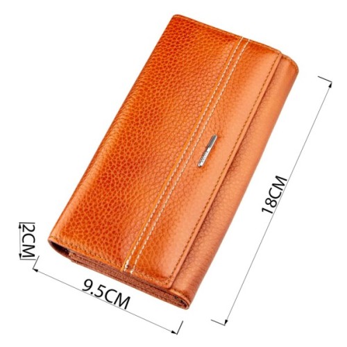 Гаманець Baliya Жіночий шкіряний Помаранчевий (18980)