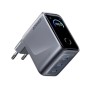 Зарядний пристрій Anker 3xUSB-C PD3.1 160W GaNPrime w Display silver (A2687341)