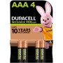 Акумулятор Duracell AAA HR03 900mAh * 4 (5005015)