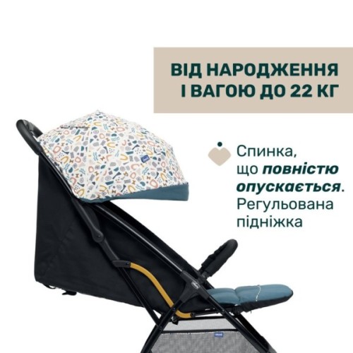 Коляска Chicco Glee Блакитна (8058664173600) (87068.78)
