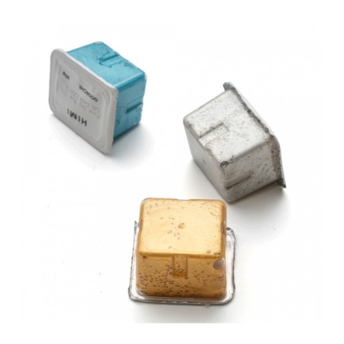 Гуашеві фарби HIMI Jelly Cup 18 кольори по 30 мл,, Металіки, жовтий пластик.пенал, (6974712454441)