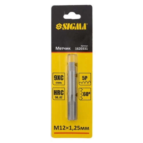 Мітчик Sigma М12x1.25мм (1620331)