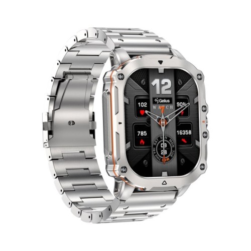 Смарт-годинник Gelius Tactical Heavy (GP-SW016) Silver Titan (2099901019103)
