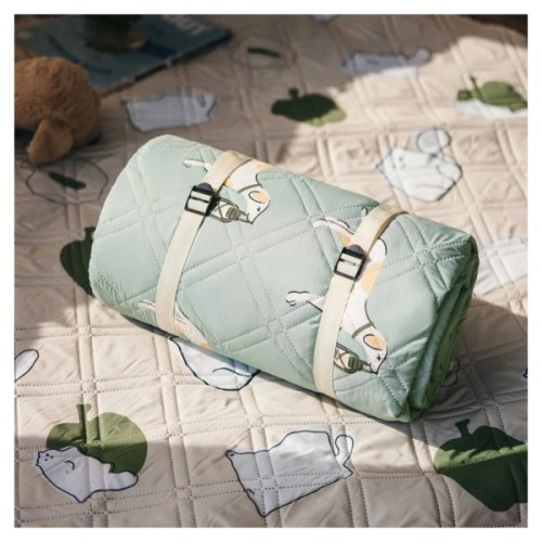 Туристичний килимок Naturehike для пікніка CNK2350WS010 210х240 см блакитний із принтом (6976507661645)