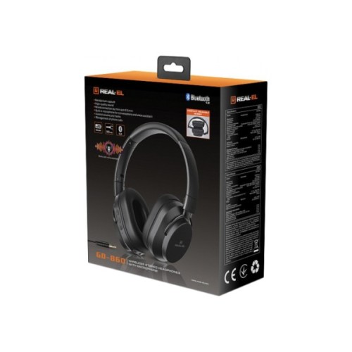 Навушники REAL-EL GD-860 Black (EL124100053)