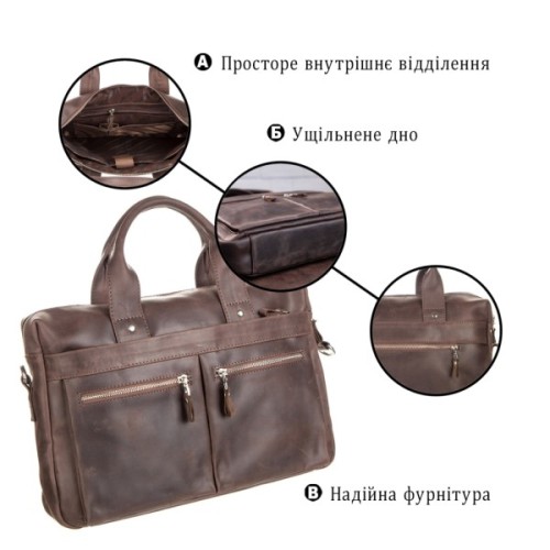 Сумка Shvigel Коричнева (11020)