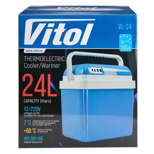 Автохолодильник VITOL 24 л. (VL-24)