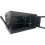 Шафа настінна GEAR 4U 19'' 530x400x240 мм, black (GWMSN-4U)