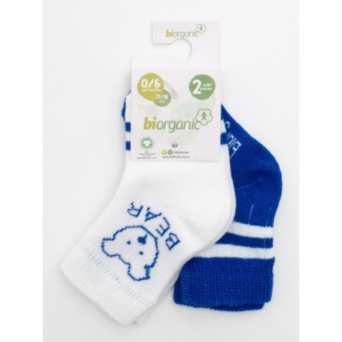 Шкарпетки дитячі Bibaby з ведмедиком (68408-0-6-blue)
