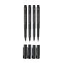 Лайнер Faber-Castell набір капілярних ручок пензликів Pitt Artist Pen Comic Black Set, (SB, 1,5, F, XS) колір чорний (30337)