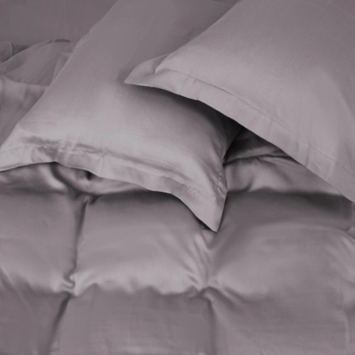 Постільна білизна MirSon Tencel №06 Gray 200x220 Євро (2200009370519)