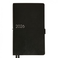 Тижневик Leo planner датований 2026 "Glory", м‘який, чорний, 352 сторінки (252632)