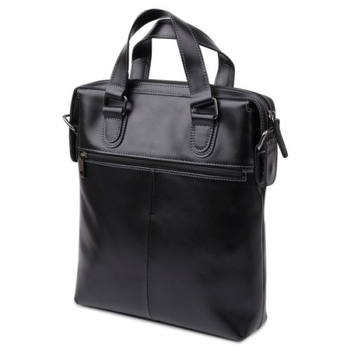 Сумка Shvigel Шкіряна Чорна (11287)