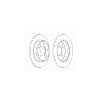 Гальмівний диск FERODO DDF2193C