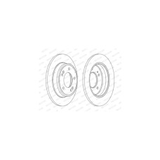 Гальмівний диск FERODO DDF2193C