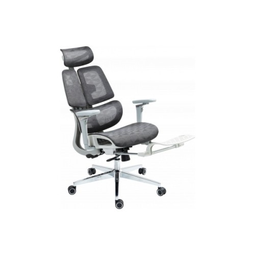 Офісне крісло GT Racer B-2450 White/Gray