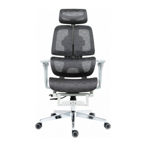 Офісне крісло GT Racer B-2450 White/Gray