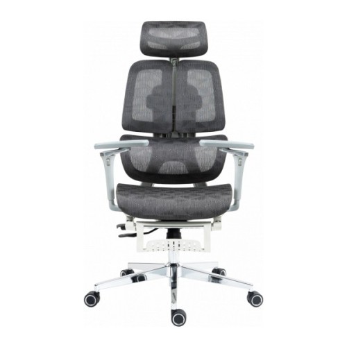 Офісне крісло GT Racer B-2450 White/Gray