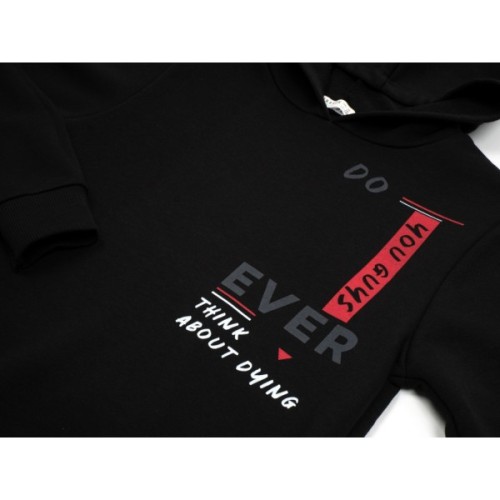 Кофта дитяча Breeze худі (19338-140B-black)