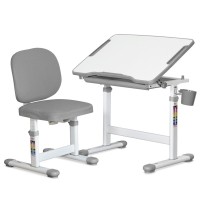 Парта зі стільцем Evo-kids Evo-06 Plus Grey (Evo-06 Plus G)