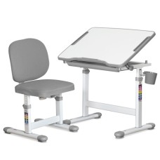 Парта зі стільцем Evo-kids Evo-06 Plus Grey (Evo-06 Plus G)