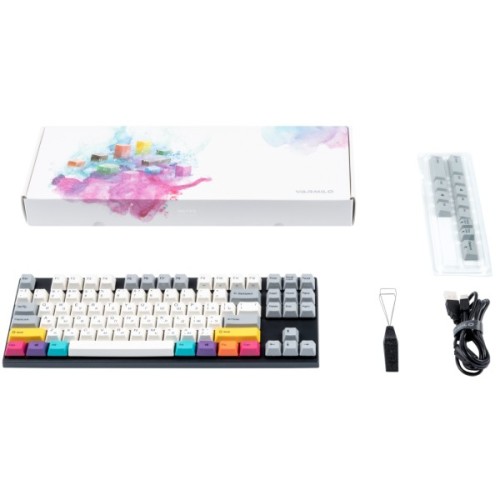 Клавіатура Varmilo APT87 CMYK C-TK Red Wireless White Led UA (A92A024D4A5A17A007)