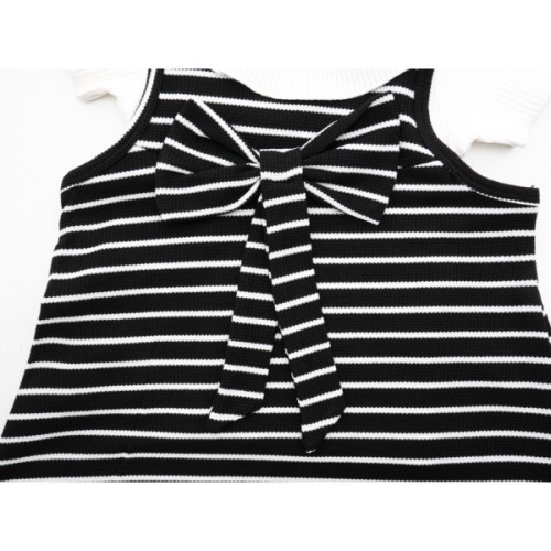 Набір дитячого одягу POP FASHION з футболкою в смужку (7492-116G-black)