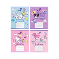 Зошит Kite Hello Kitty, 12 аркушів, коса лінія (HK26-235-2)