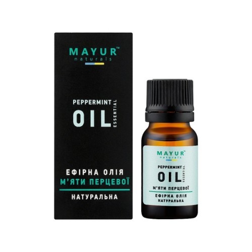 Ефірна олія Mayur М'яти перцевої 10 мл (4820230952018)