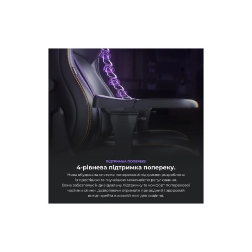 Крісло ігрове Anda Seat Kaiser 4 PVC Size L Black (AD12YDDC-L-20-B-PV/C)