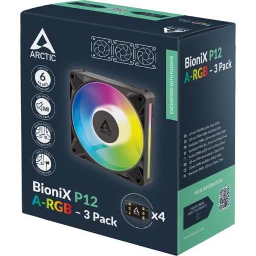 Кулер до корпусу Arctic BioniX P14 A-RGB 3-P (ACFAN00341A)