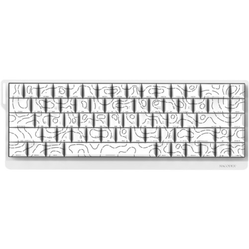 Клавіатура Ajazz NacodeX NK68 V2 Red Switch LED USB UA White (NK68-V2-R-S-W)