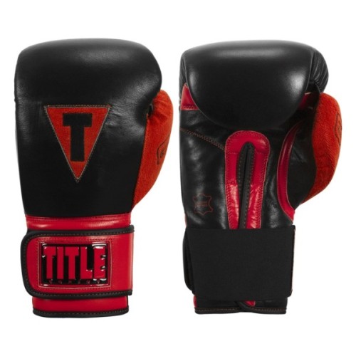 Боксерські рукавички Title Boxing All Heart Bag Gloves 2.0 Black/Red 10 oz (AHABG2 10 oz BK/RD)