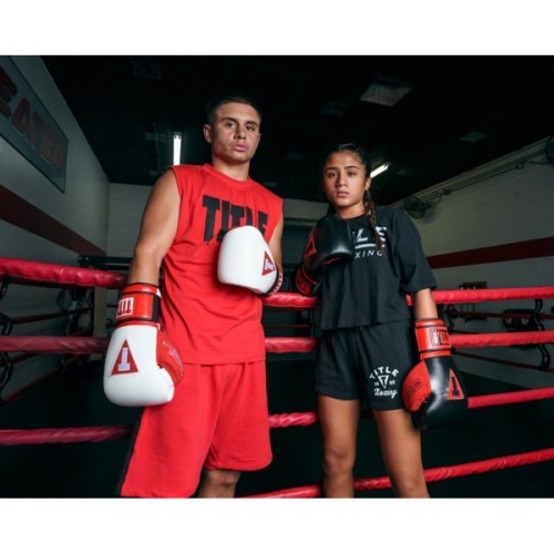 Боксерські рукавички Title Boxing All Heart Bag Gloves 2.0 Black/Red 10 oz (AHABG2 10 oz BK/RD)