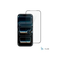 Скло захисне 2E 2.5D FCFG iPhone 17 Pro Black (2E-IP-17P-6.3-SMFCFG-BB)