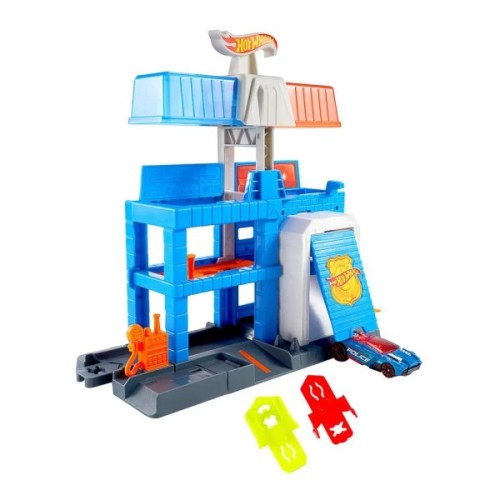 Автотрек Hot Wheels City Поліцейська вежа в місті (JHL74)