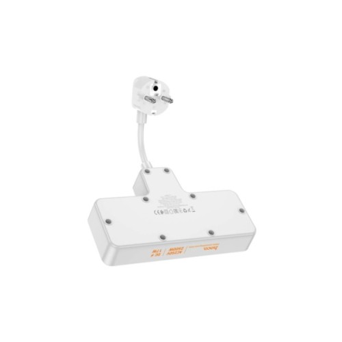 Мережевий фільтр живлення HOCO AC11A, 2 роз, 3 USB, USB-C, 17W, 1,5м Black (AC11AB)