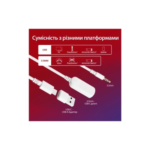 Навушники HyperX Cloud III White (BS7C1AA)