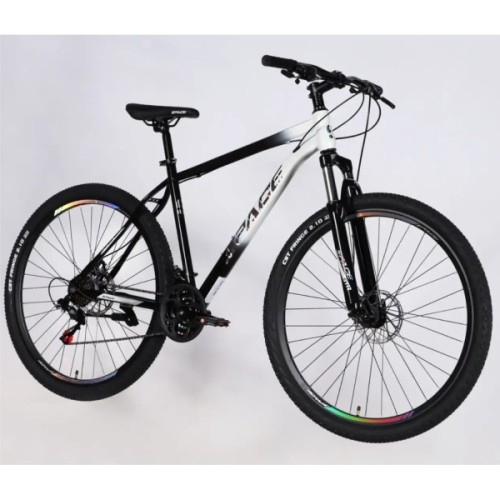 Велосипед Space 29" MARS DD FR рама-20" ST 2026 чорний з білим (OPS-SP-29-166)