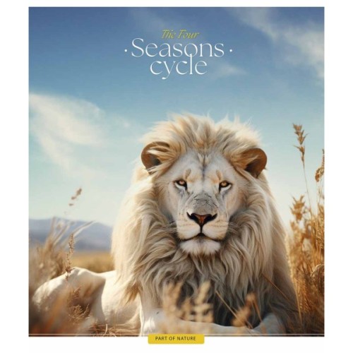 Зошит Школярик Four seasons 60 аркушів клітинка (060-3403K)