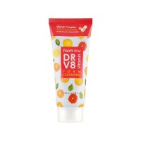 Пінка для вмивання FarmStay DR.V8 Vitamin Foam Cleansing Вітамінна 100 мл (8809469775885)