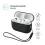 Чохол для навушників Armorstandart Silicone Case with straps For Apple AirPods Pro 3 Black (ARM91276)