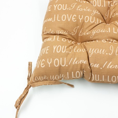 Подушка на стілець MirSon Бязь 17-0534 Patsy 40х40 см (2200006185758)