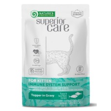 Вологий корм для кішок Nature's Protection Superior Care Kitten Immune System Support Tuna & Sea Bass 70 г (UNINPSC63930)
